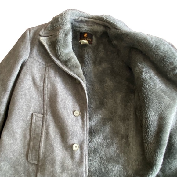 Vintage men's Campus King wool blend lined jacket grey size 40 EUC (see desc.) - Picture 4 of 13